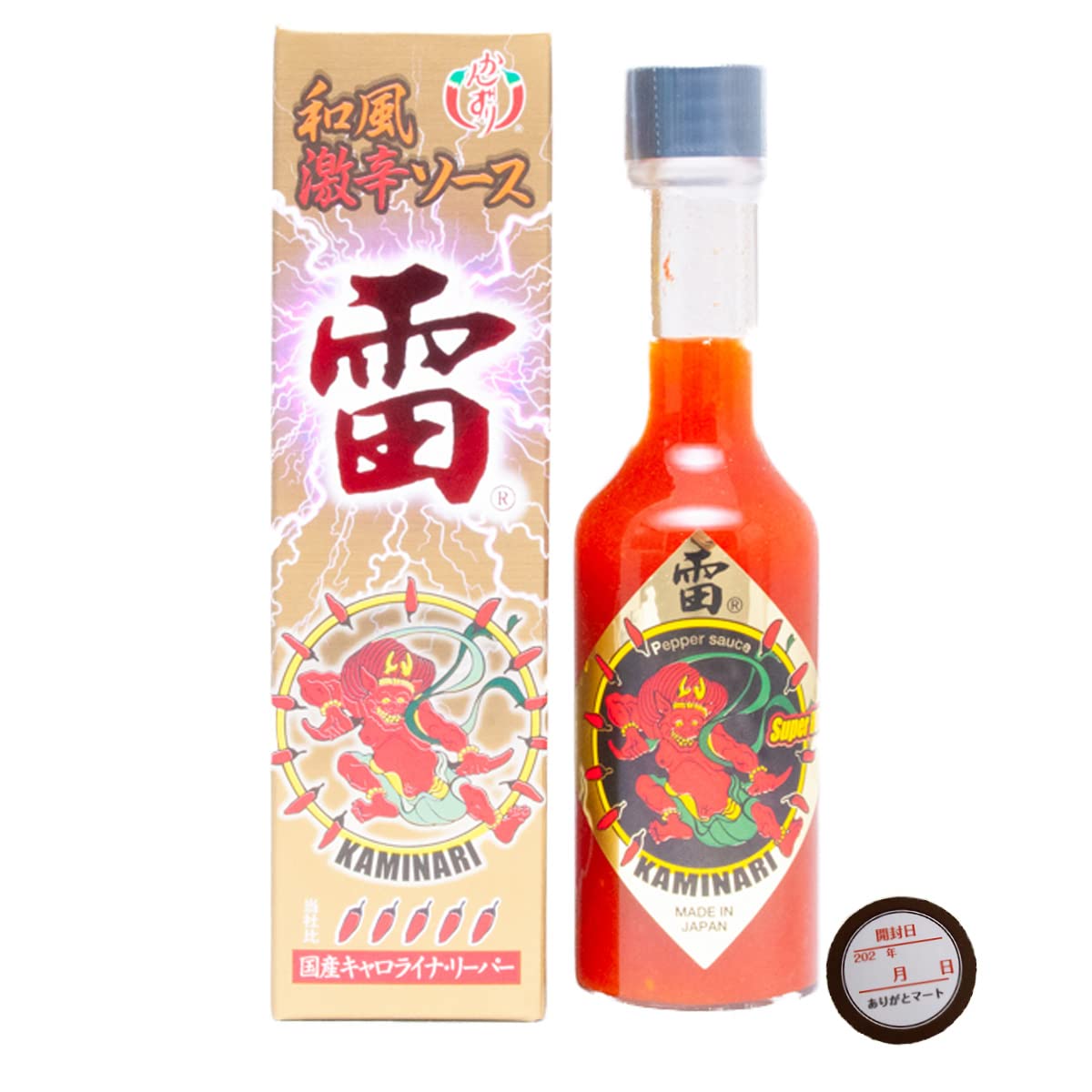 Amazon | 和風激辛ソース 雷 金 60ml✕1本 かんずり 和風